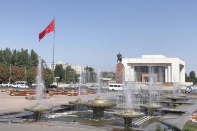 Айкол Манас, площадь Ала-Тоо, Бишкек