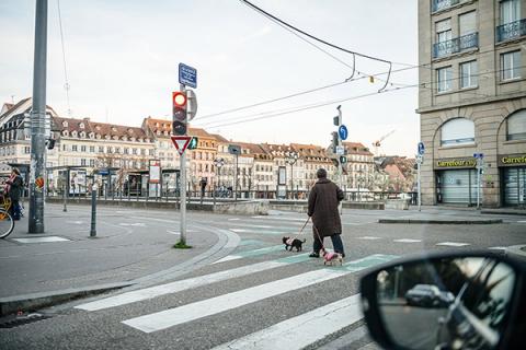 Улицы Страсбурга, опустевшие из-за карантина, связанного с коронавирусом