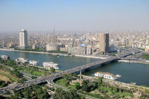 Вид на реку Нил. Каир, Египет