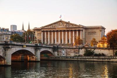 Париж, Франция, Здание Национальной Ассамблеи