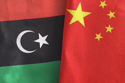 Флаги Ливии и Китая